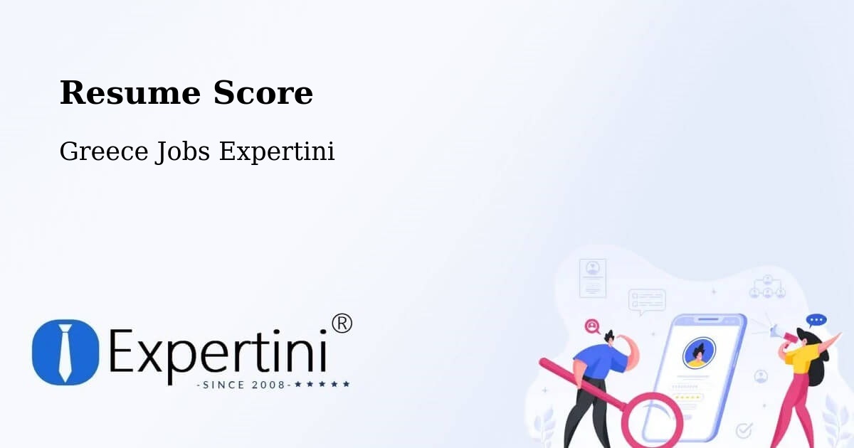 Resume Score & Job Description Match Tool – Thérmo - Greece Jobs Expertini
